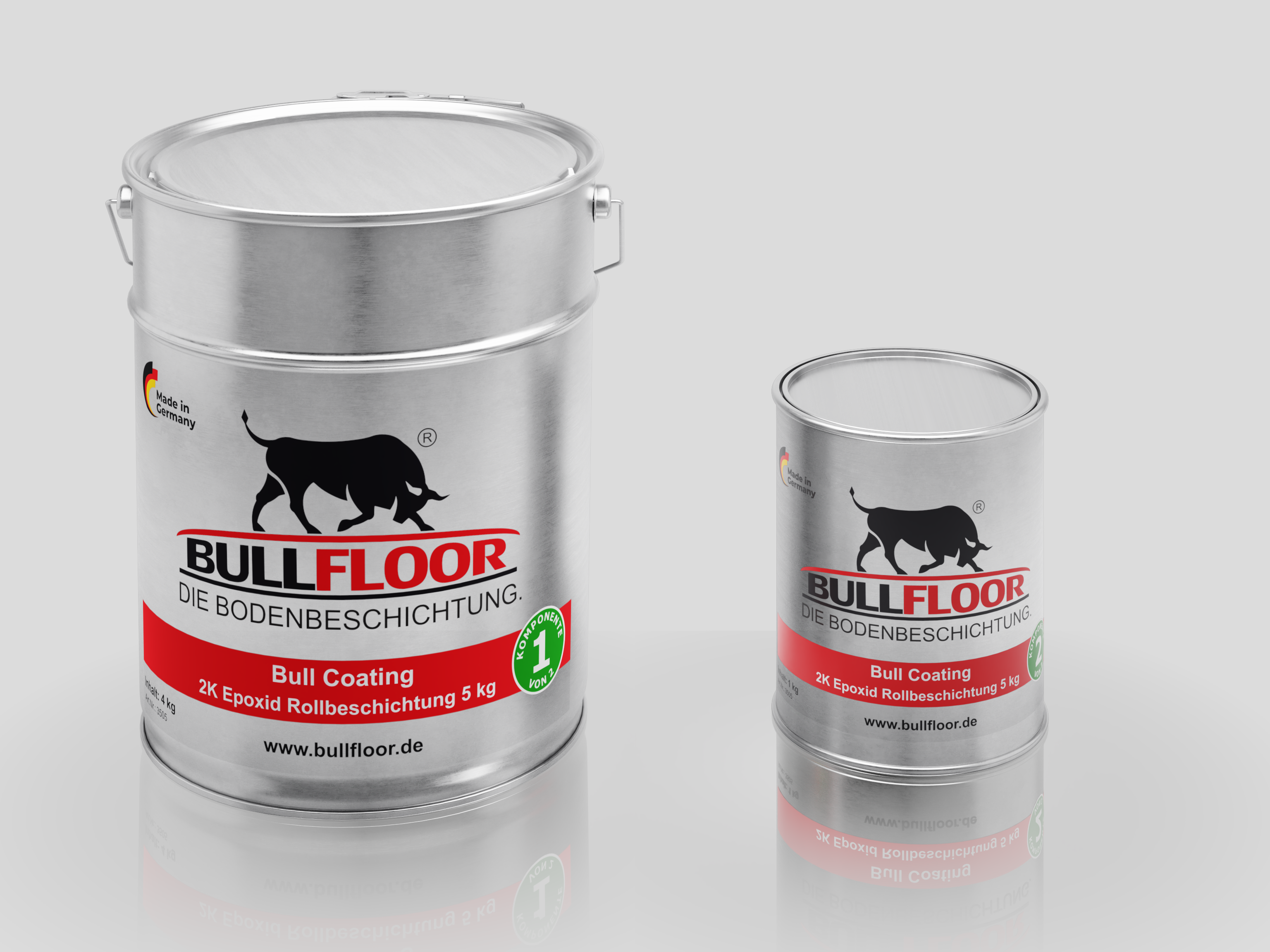 Bull Coating® 2K Epoxid Rollbeschichtung glänzend
