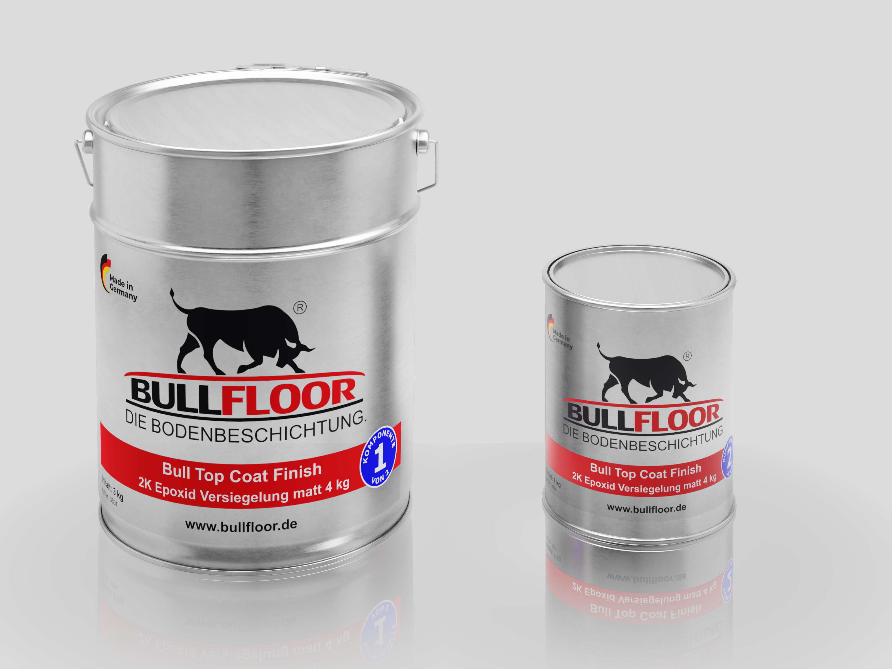 Bull Top Coat Finish® 2K Epoxid Versiegelung, matt