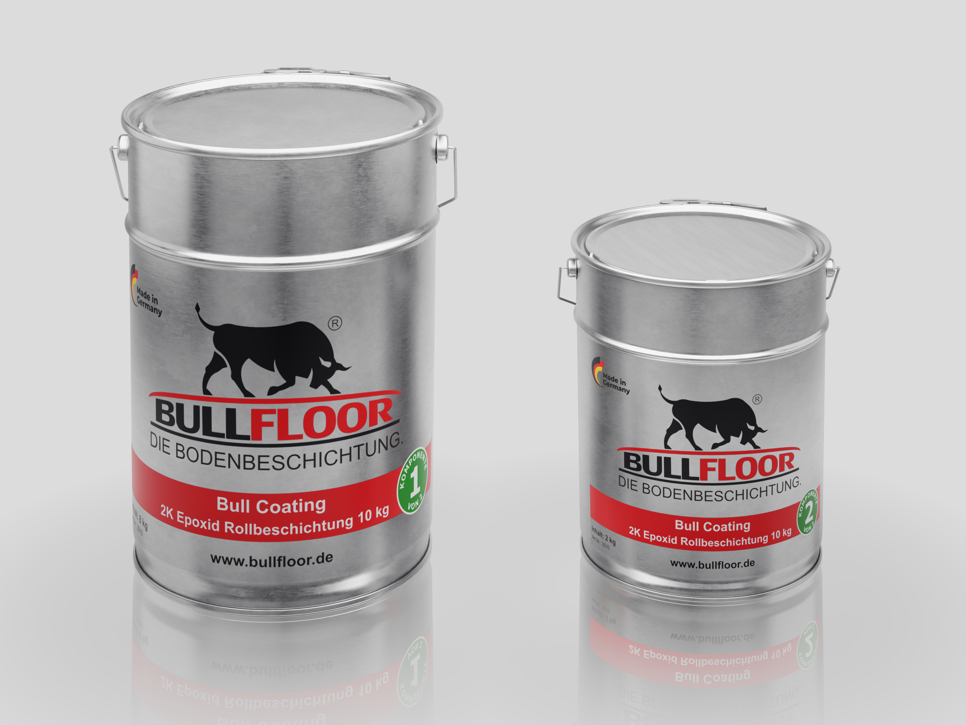Bull Coating® 2K Epoxid Rollbeschichtung glänzend